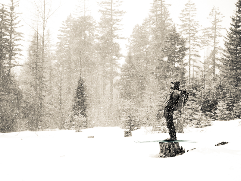 quintessential spring skiing